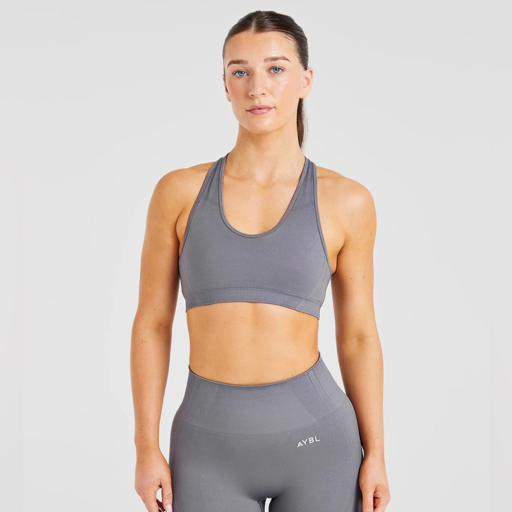 AYBL Balance V3 Seamless Sports Bra in Charcoal Grey - Medium - Picture 1 of 5